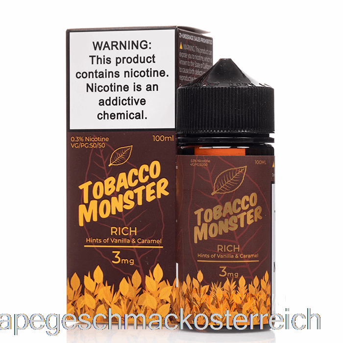 Reichhaltig - Tabakmonster - 100 Ml 18 Mg Vape-Geschmack
